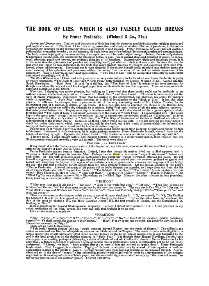 Original scan of The Equinox (Volume I, Number IX), PDF page 610