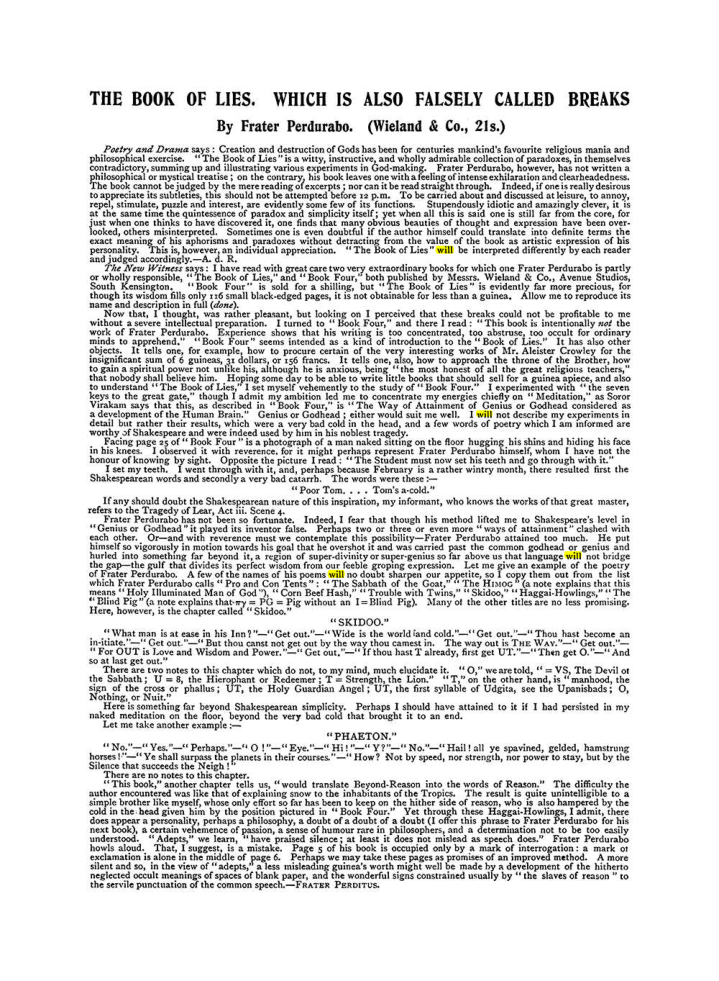 Original scan of The Equinox (Volume I, Number IX), PDF page 610