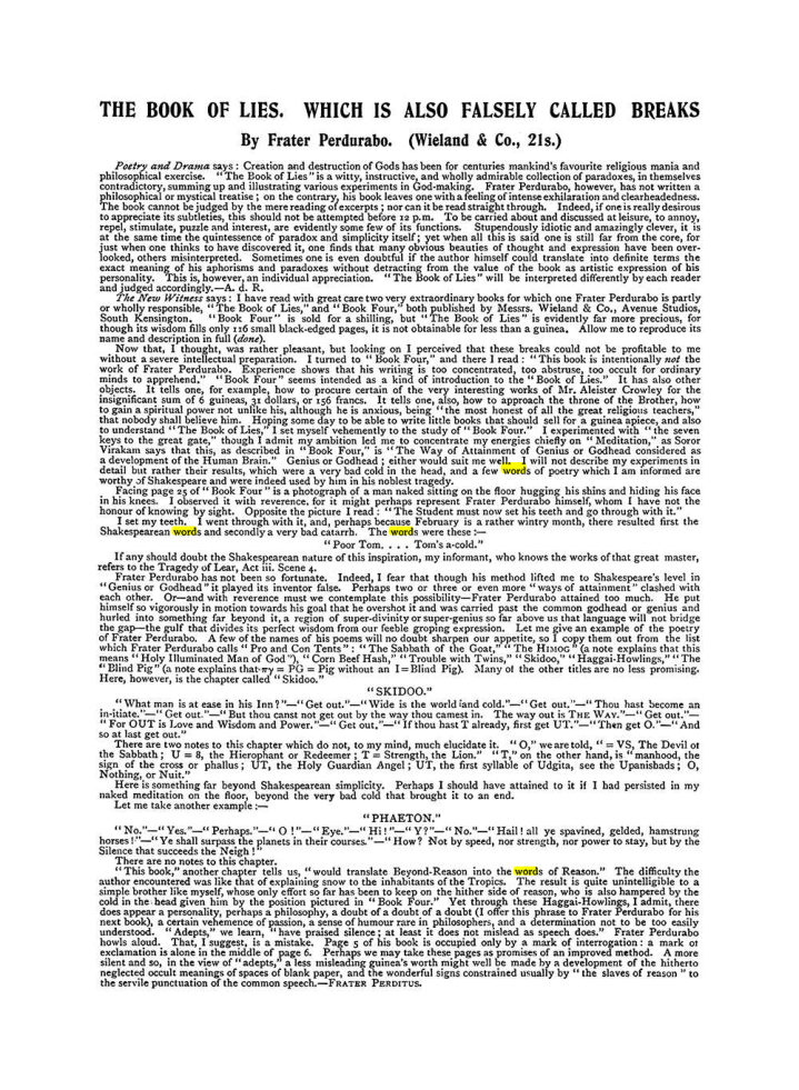 Original scan of The Equinox (Volume I, Number IX), PDF page 610