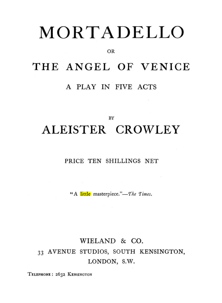 Original scan of The Equinox (Volume I, Number IX), PDF page 611