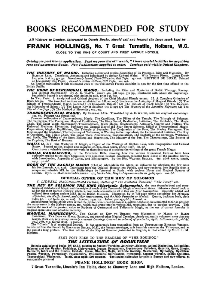 Original scan of The Equinox (Volume I, Number IX), PDF page 612