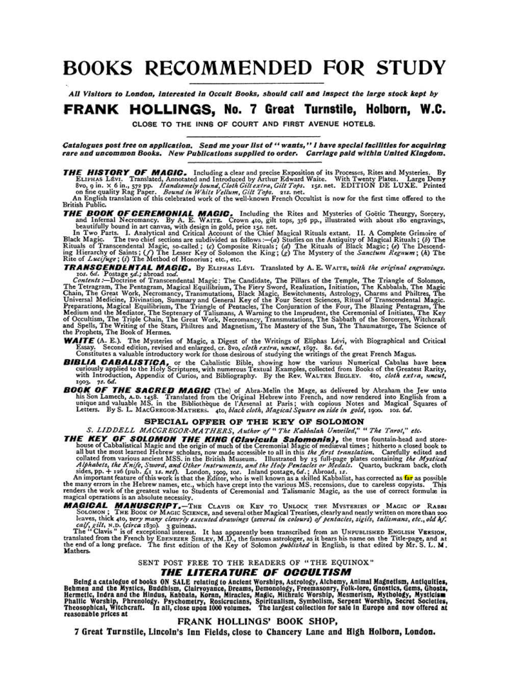 Original scan of The Equinox (Volume I, Number IX), PDF page 612