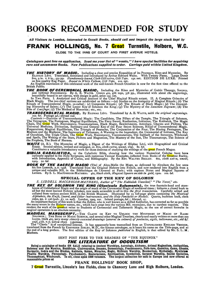 Original scan of The Equinox (Volume I, Number IX), PDF page 612