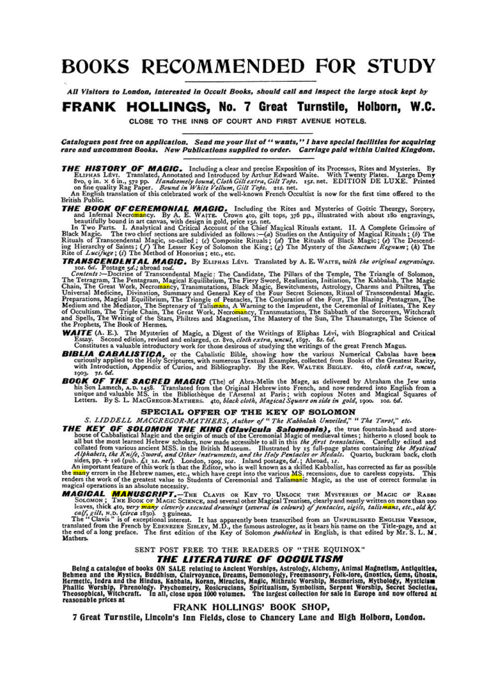 Original scan of The Equinox (Volume I, Number IX), PDF page 612