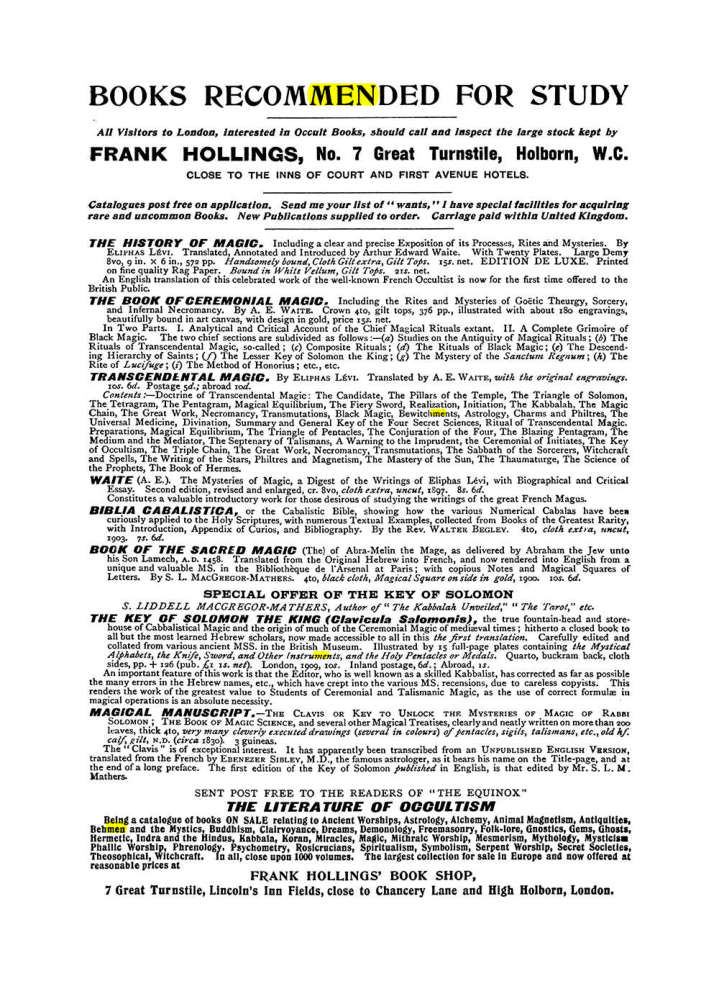 Original scan of The Equinox (Volume I, Number IX), PDF page 612