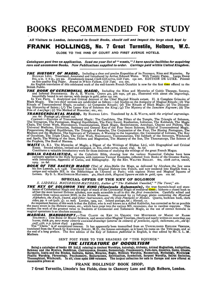 Original scan of The Equinox (Volume I, Number IX), PDF page 612