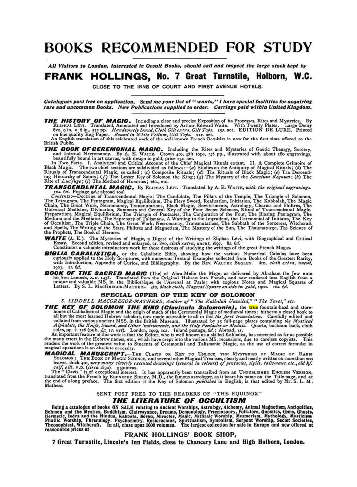 Original scan of The Equinox (Volume I, Number IX), PDF page 612