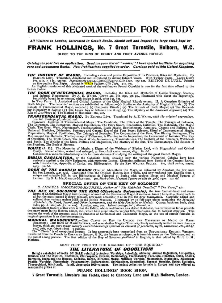 Original scan of The Equinox (Volume I, Number IX), PDF page 612