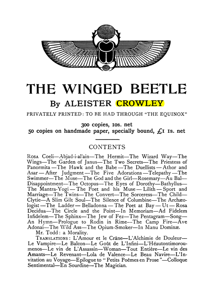 Original scan of The Equinox (Volume I, Number IX), PDF page 613