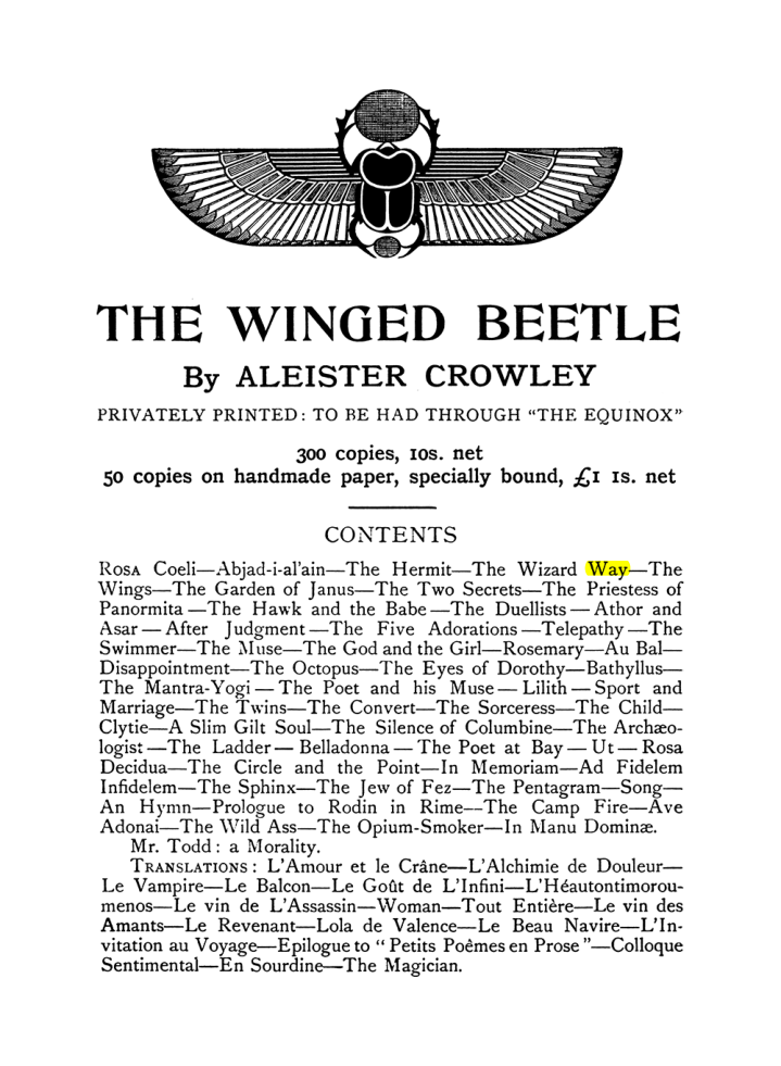 Original scan of The Equinox (Volume I, Number IX), PDF page 613