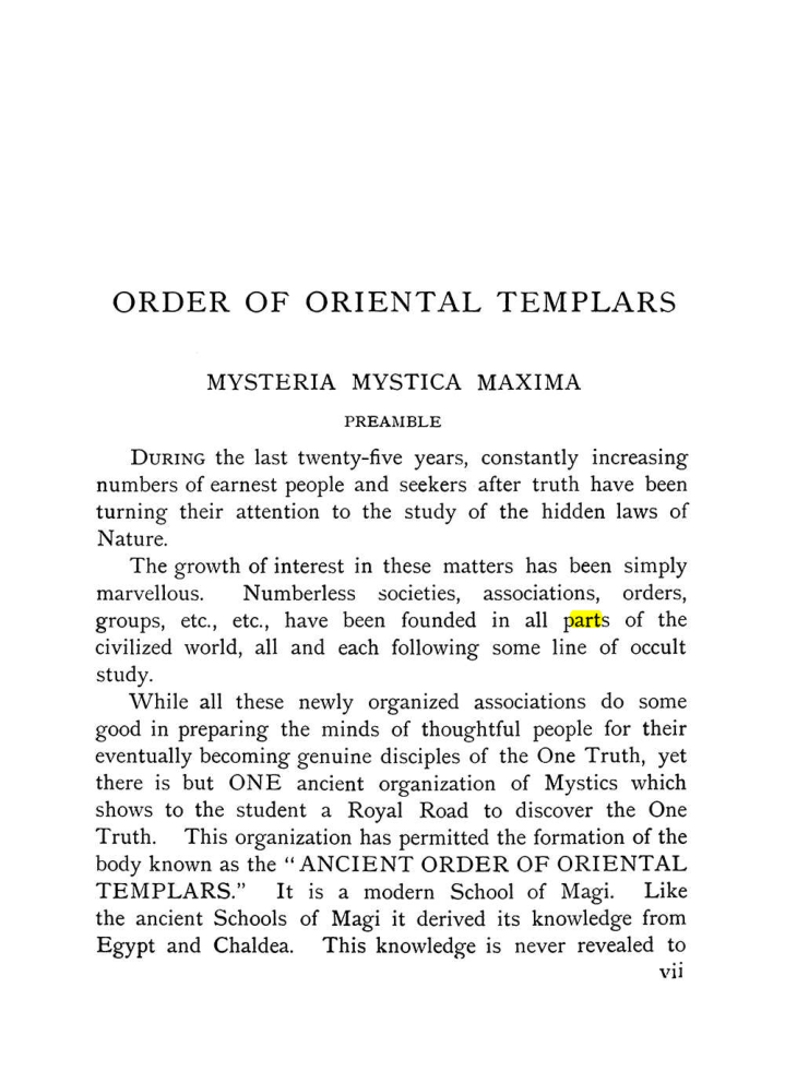 Original scan of The Equinox (Volume I, Number IX), PDF page 7