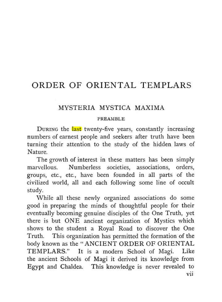 Original scan of The Equinox (Volume I, Number IX), PDF page 7