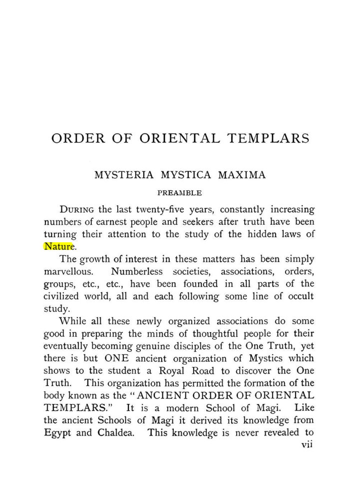 Original scan of The Equinox (Volume I, Number IX), PDF page 7