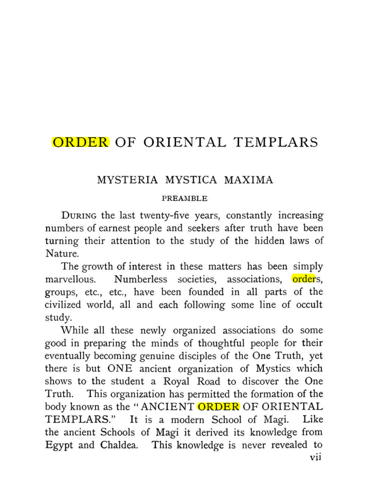 Original scan of The Equinox (Volume I, Number IX), PDF page 7