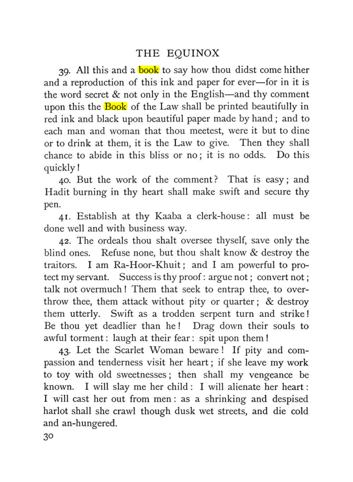 Original scan of The Equinox (Volume I, Number IX), PDF page 70