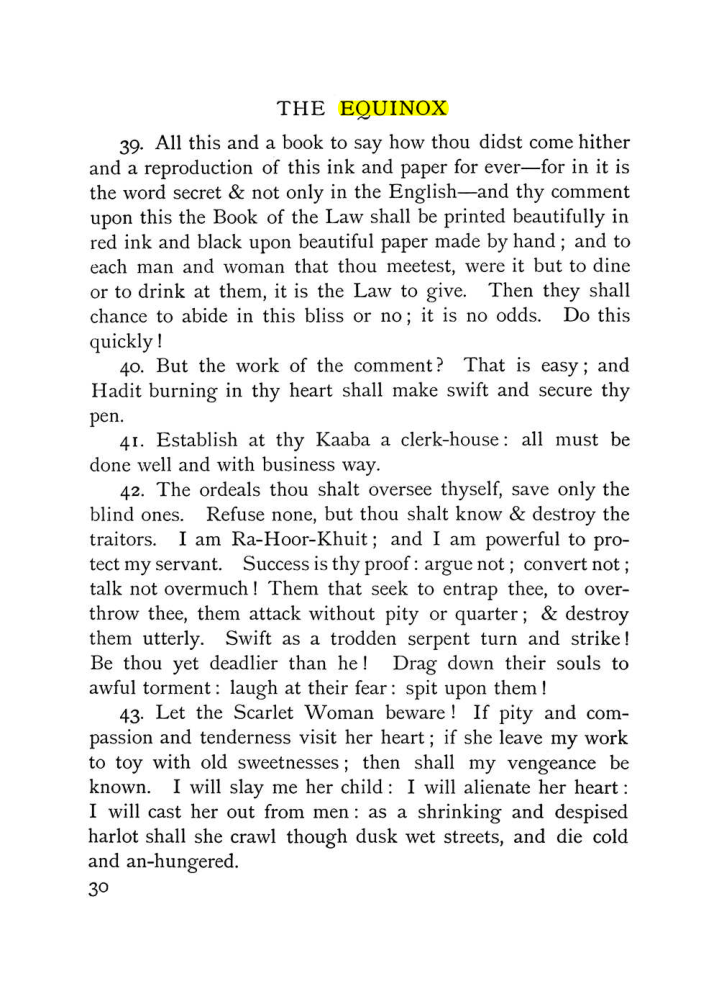 Original scan of The Equinox (Volume I, Number IX), PDF page 70