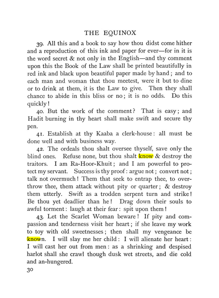 Original scan of The Equinox (Volume I, Number IX), PDF page 70