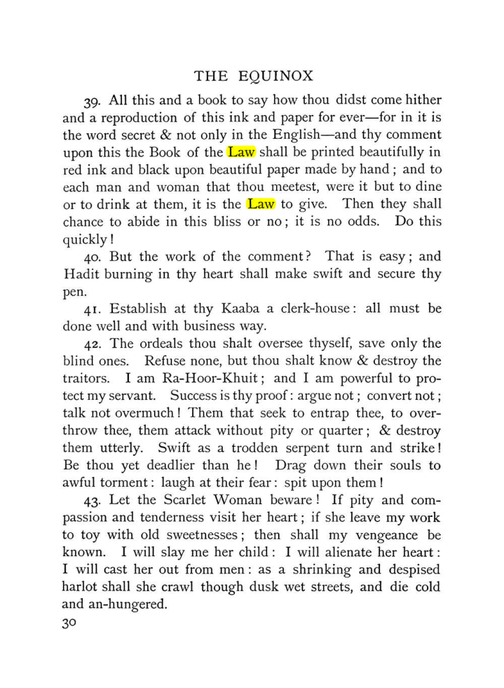 Original scan of The Equinox (Volume I, Number IX), PDF page 70