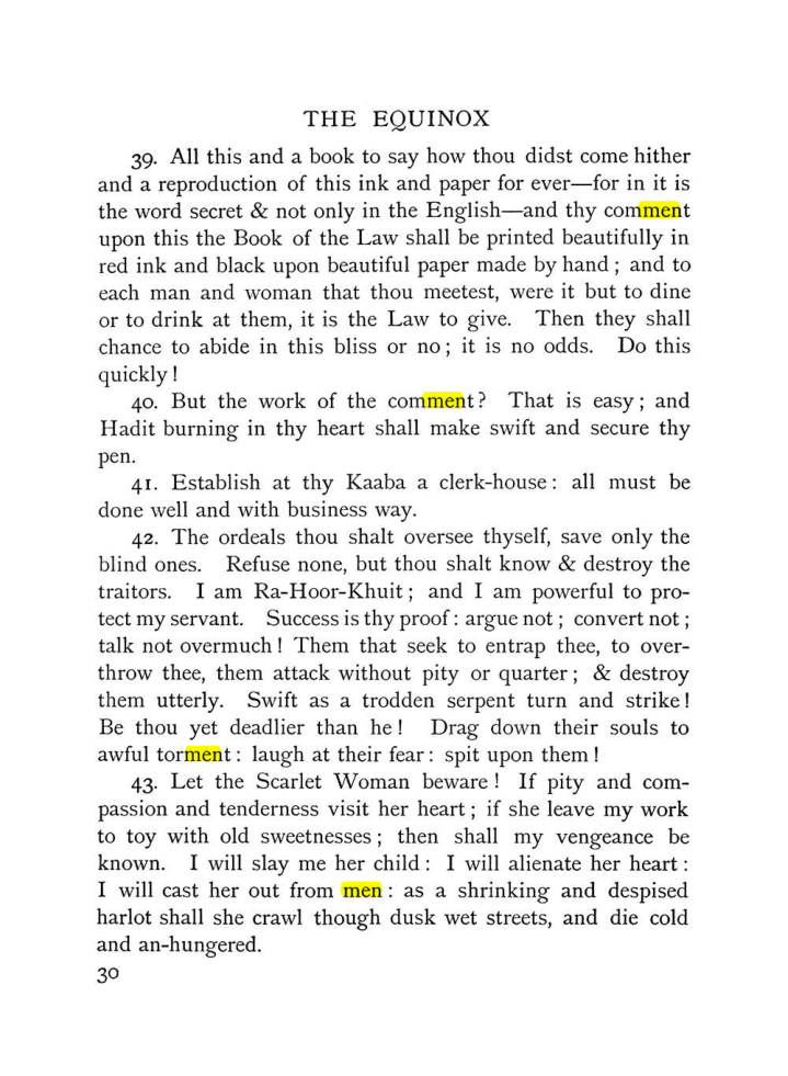 Original scan of The Equinox (Volume I, Number IX), PDF page 70