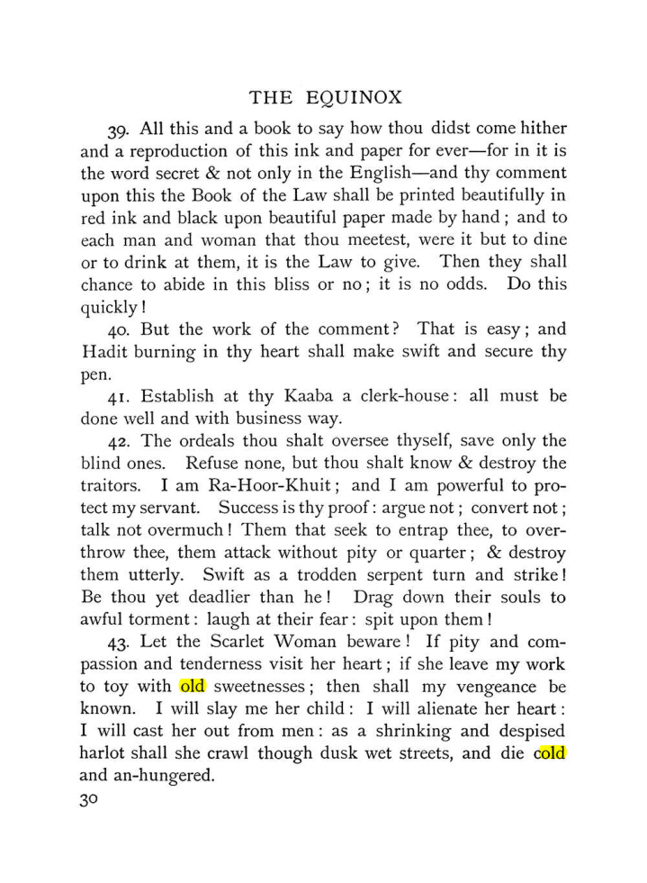 Original scan of The Equinox (Volume I, Number IX), PDF page 70