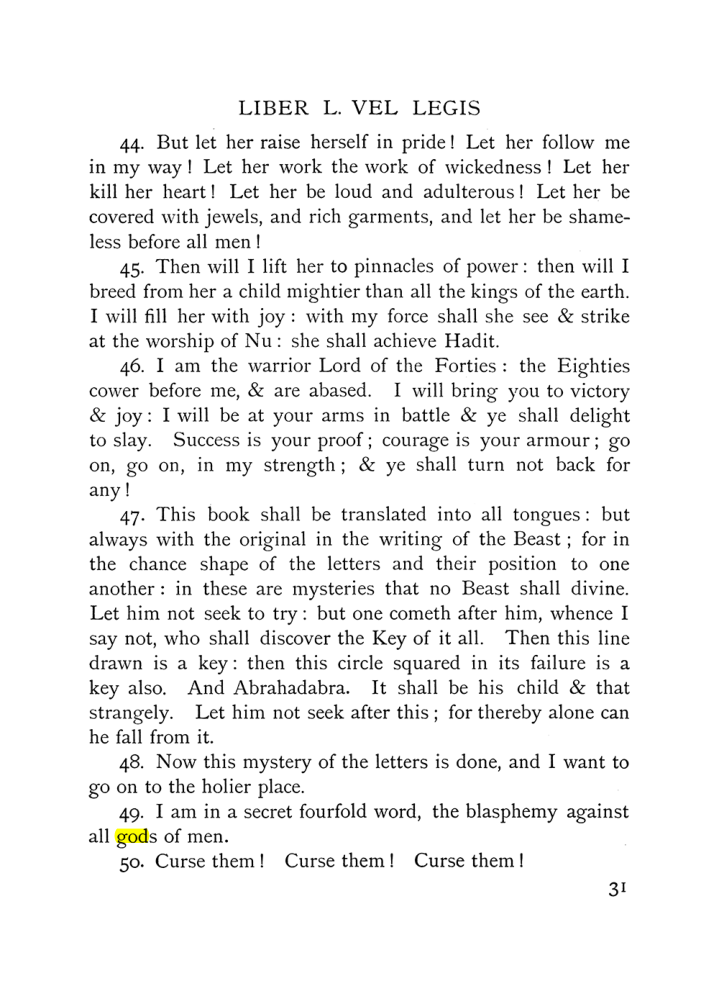 Original scan of The Equinox (Volume I, Number IX), PDF page 71