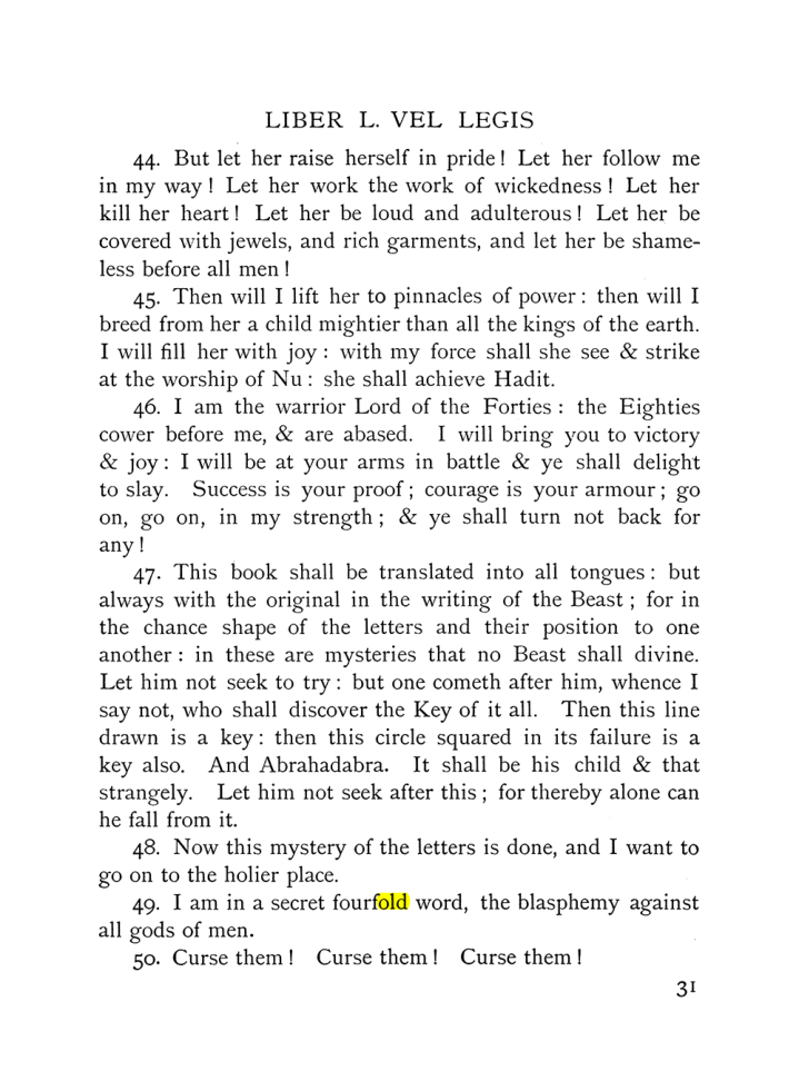 Original scan of The Equinox (Volume I, Number IX), PDF page 71