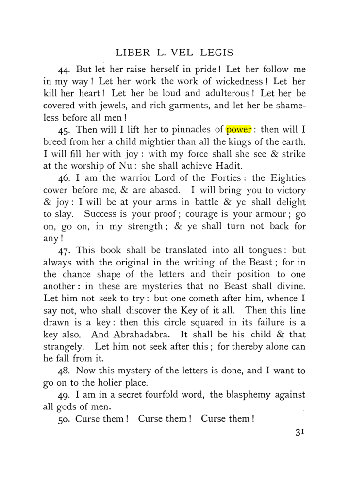 Original scan of The Equinox (Volume I, Number IX), PDF page 71
