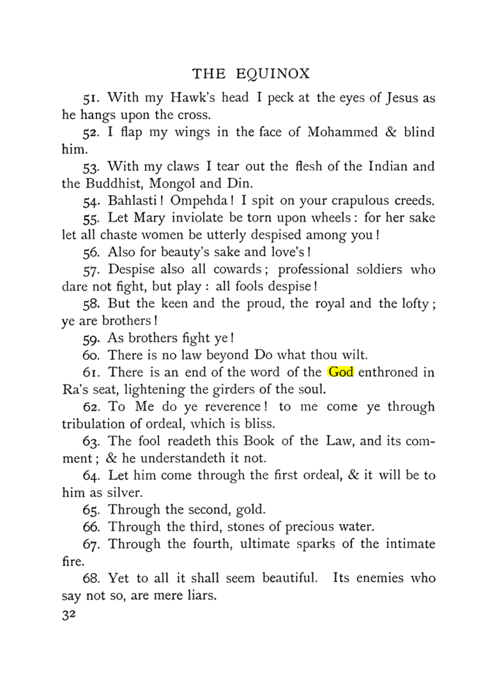 Original scan of The Equinox (Volume I, Number IX), PDF page 72