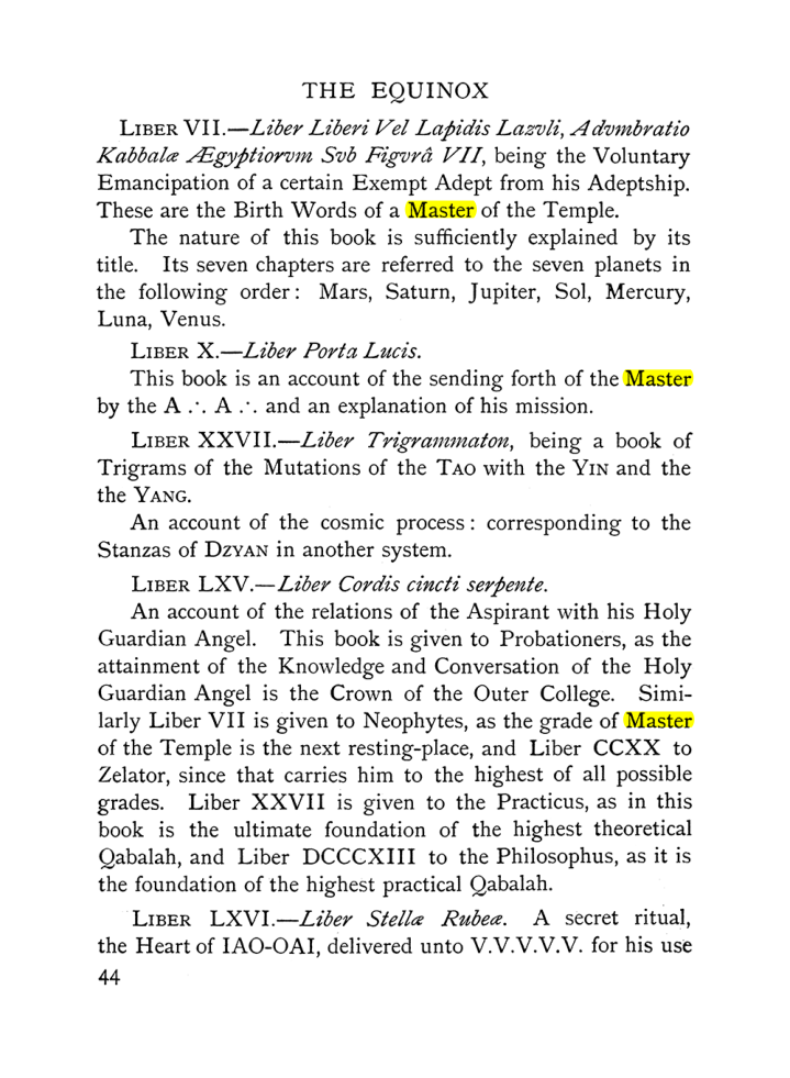 Original scan of The Equinox (Volume I, Number IX), PDF page 84