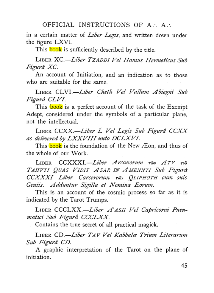 Original scan of The Equinox (Volume I, Number IX), PDF page 85