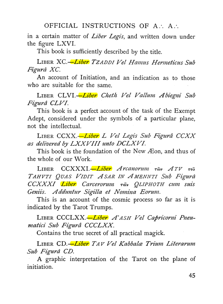 Original scan of The Equinox (Volume I, Number IX), PDF page 85