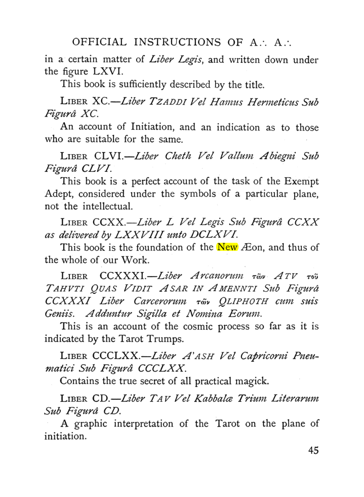 Original scan of The Equinox (Volume I, Number IX), PDF page 85