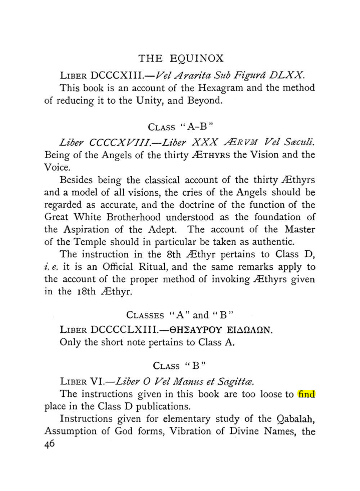 Original scan of The Equinox (Volume I, Number IX), PDF page 86