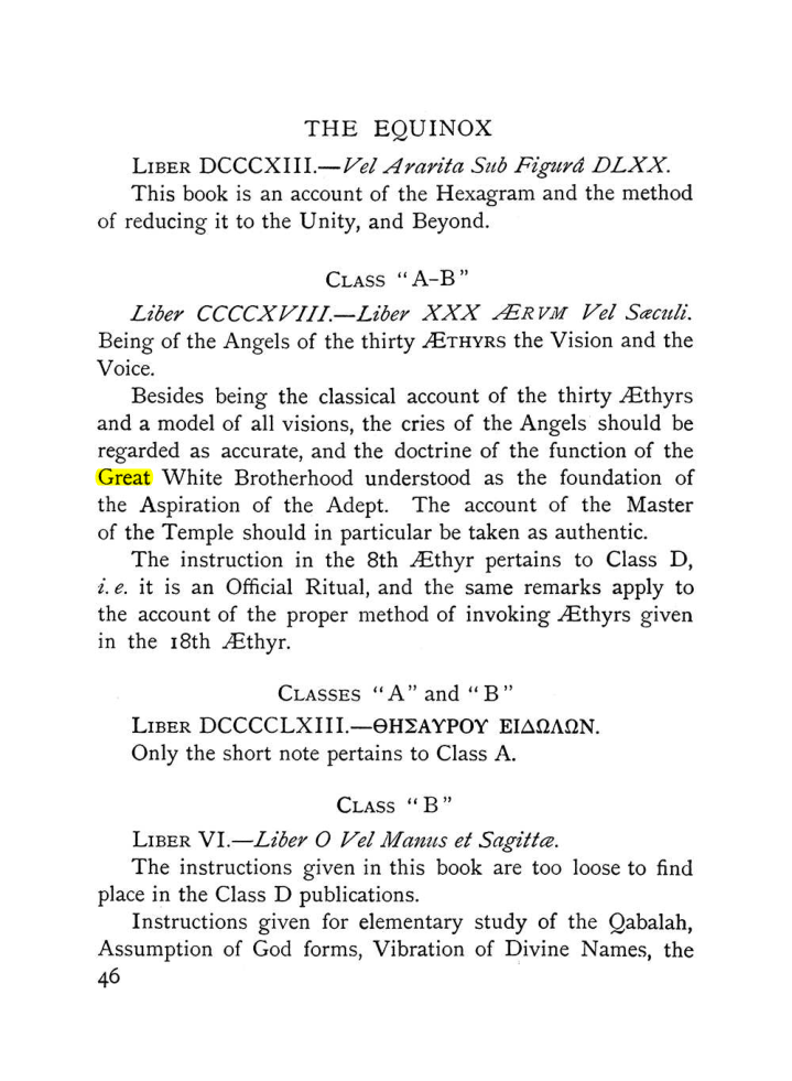 Original scan of The Equinox (Volume I, Number IX), PDF page 86