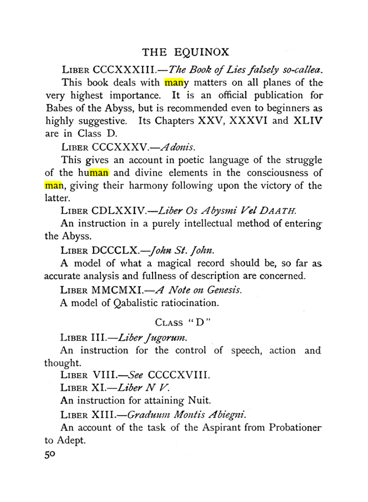 Original scan of The Equinox (Volume I, Number IX), PDF page 90