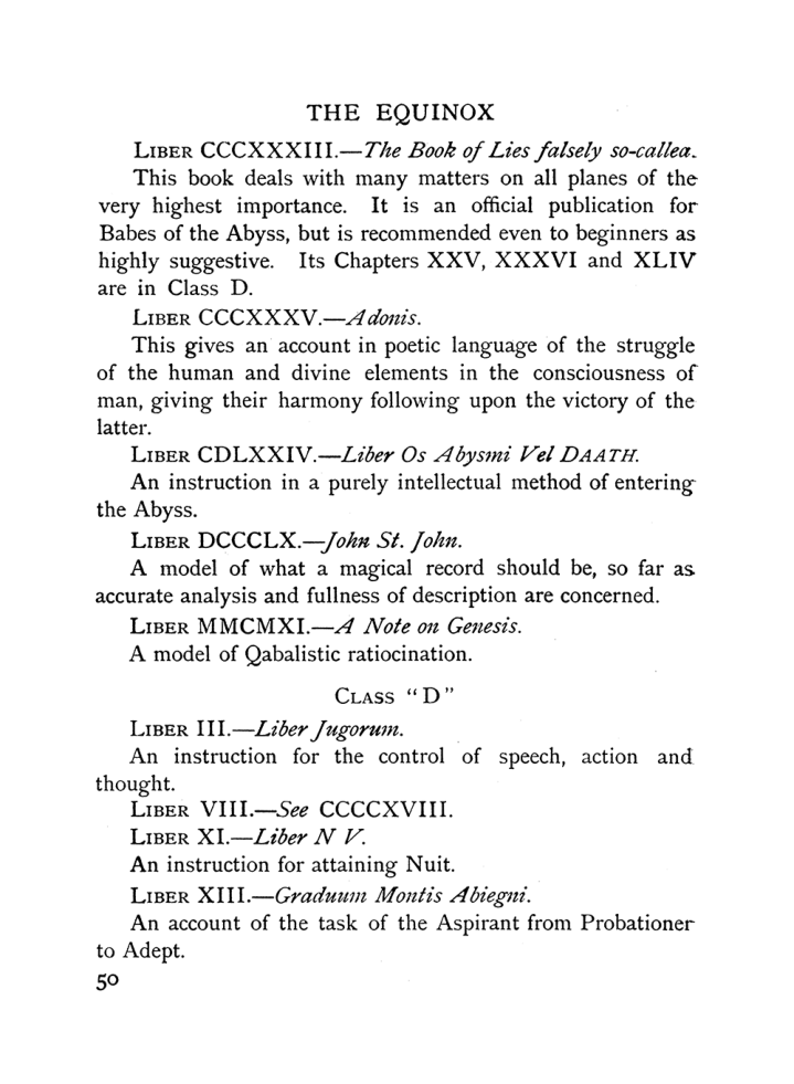 Original scan of The Equinox (Volume I, Number IX), PDF page 90