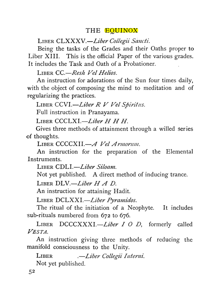 Original scan of The Equinox (Volume I, Number IX), PDF page 92