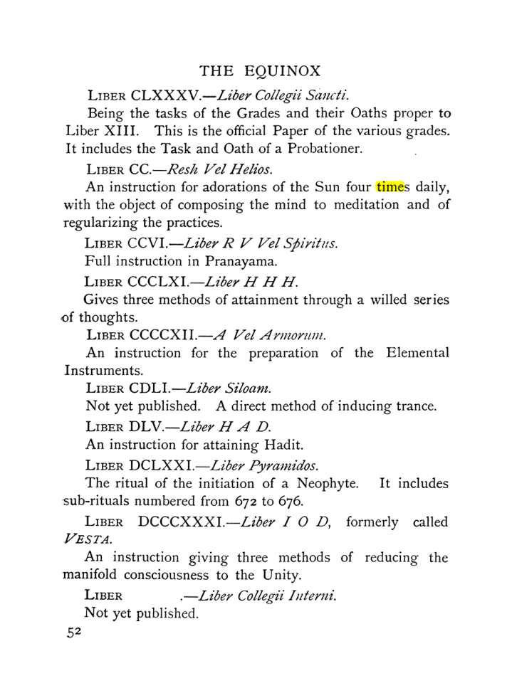 Original scan of The Equinox (Volume I, Number IX), PDF page 92