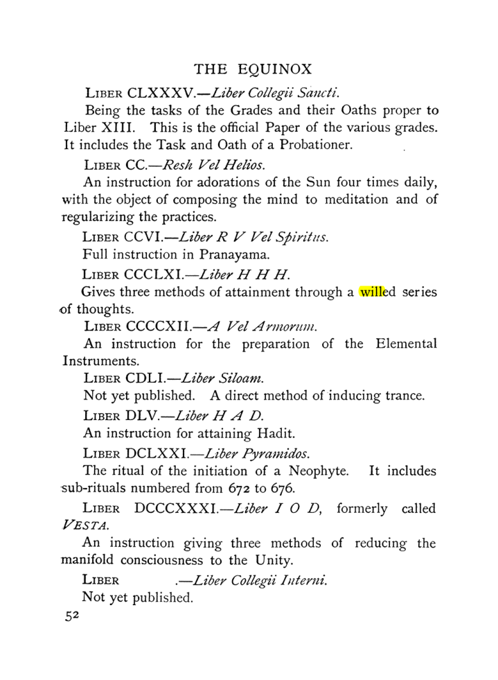 Original scan of The Equinox (Volume I, Number IX), PDF page 92