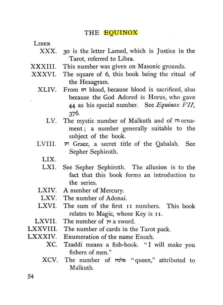 Original scan of The Equinox (Volume I, Number IX), PDF page 94