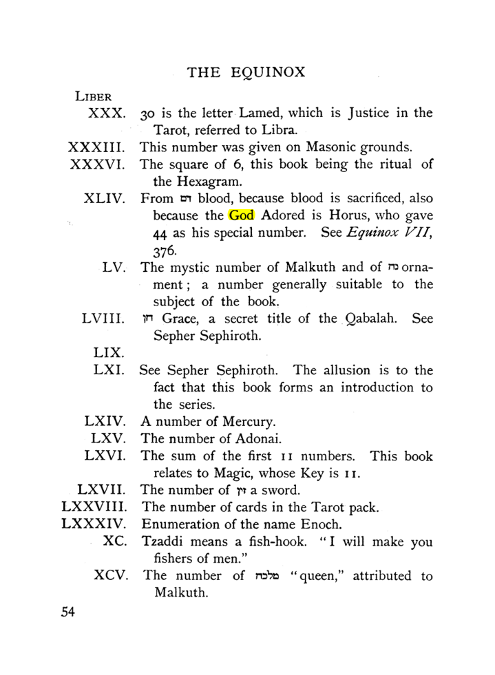 Original scan of The Equinox (Volume I, Number IX), PDF page 94