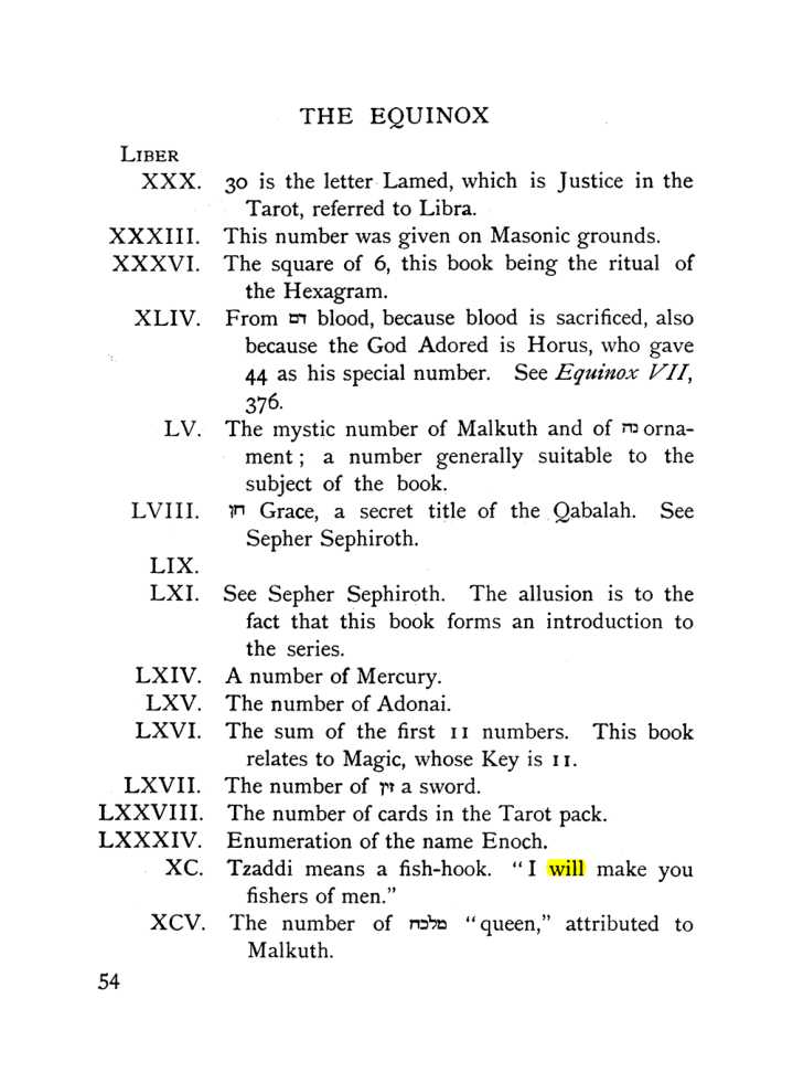 Original scan of The Equinox (Volume I, Number IX), PDF page 94