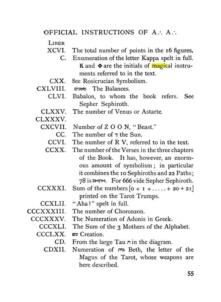 Original scan of The Equinox (Volume I, Number IX), PDF page 95