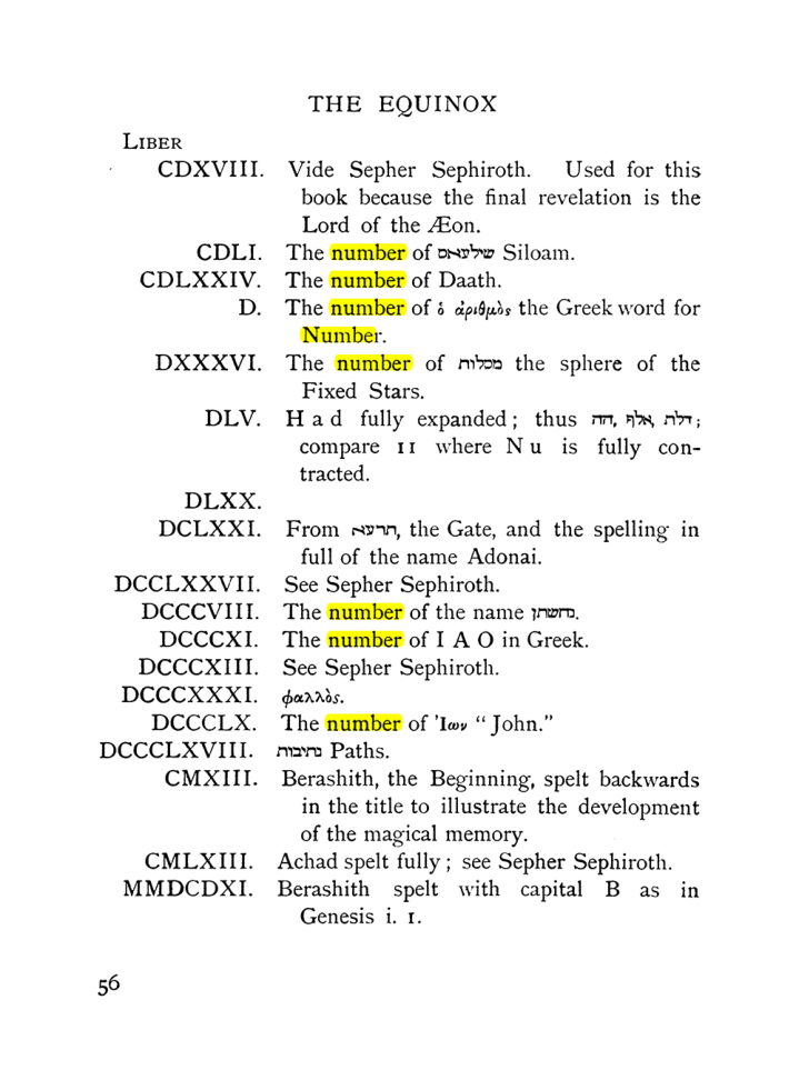 Original scan of The Equinox (Volume I, Number IX), PDF page 96