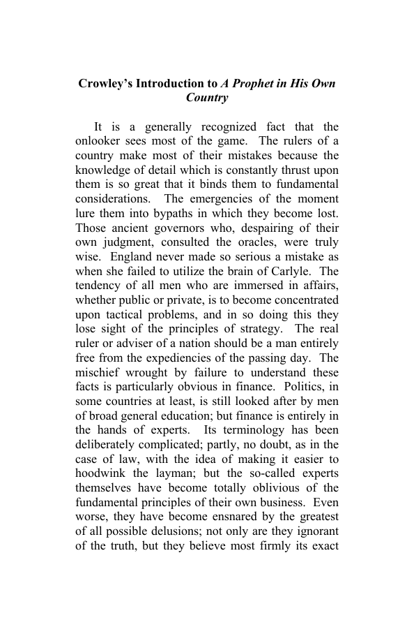 Original scan of A Prophet In His Own Country, PDF page 1