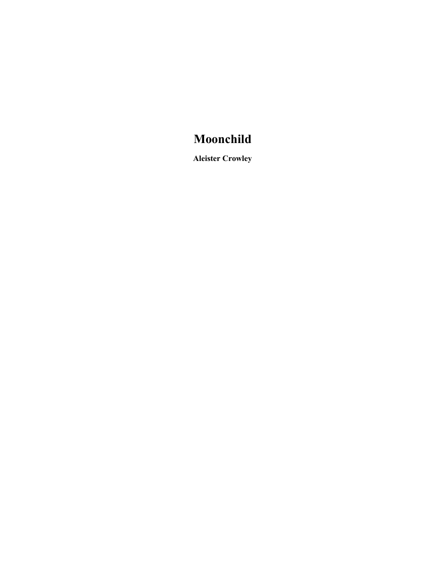 Original scan of Moonchild, PDF page 1