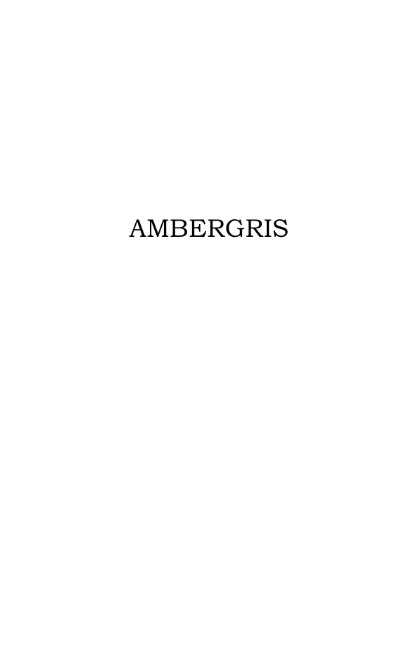 Original scan of Ambergris, PDF page 1