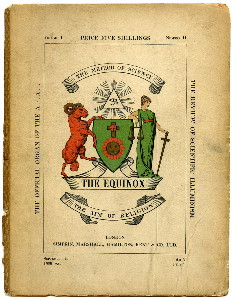 Original scan of The Equinox (Volume I, Number II), PDF page 1