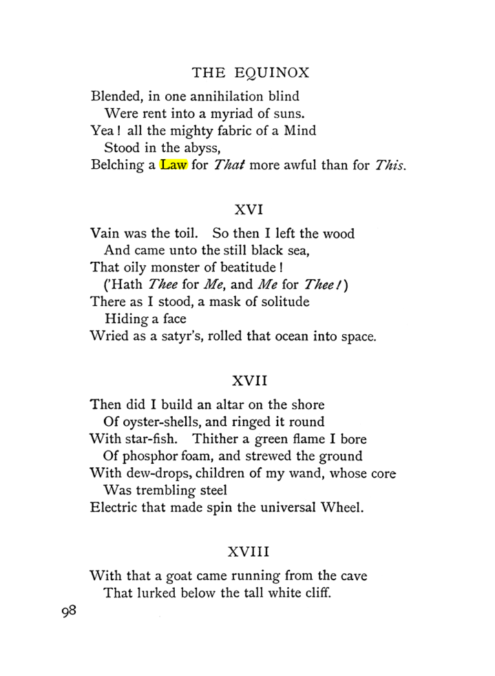 Original scan of The Equinox (Volume I, Number II), PDF page 108