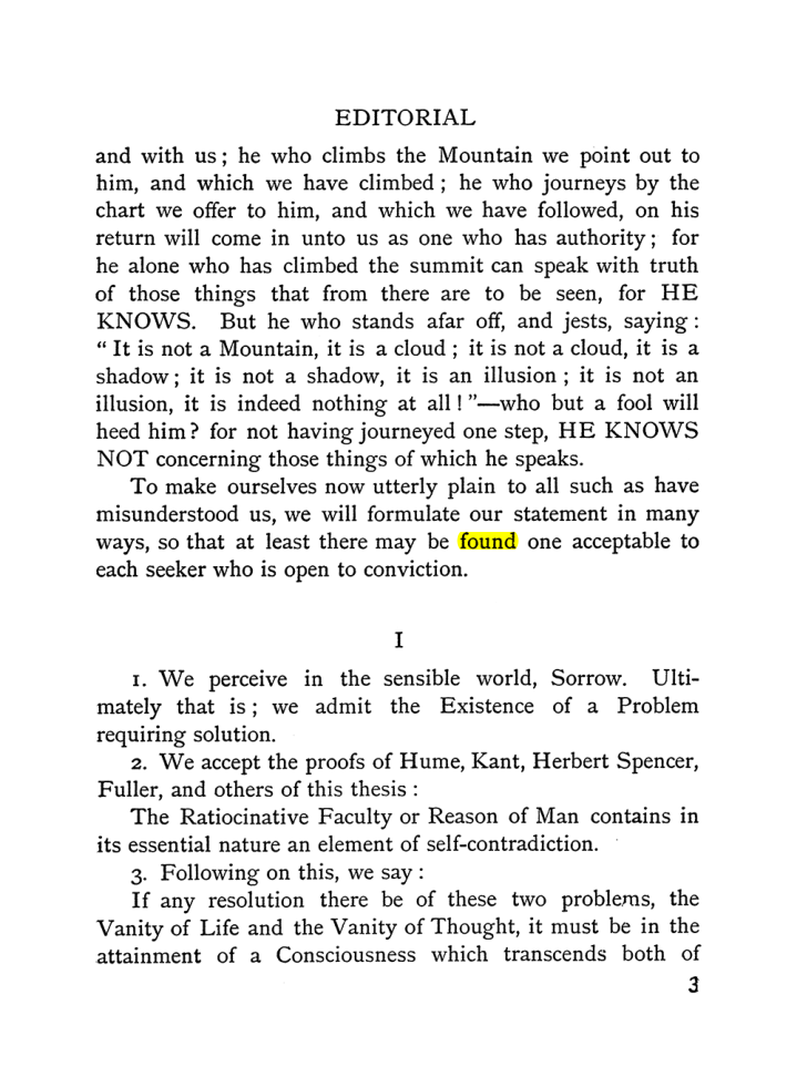 Original scan of The Equinox (Volume I, Number II), PDF page 11